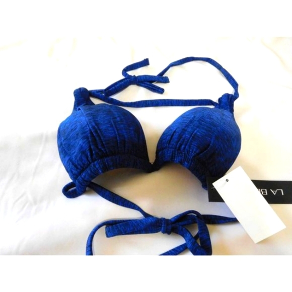 NEW La Blanca Midnight Rain Bikini Top Padded Size 6 Swimwear MenWomenStyles - Picture 11 of 11